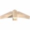 Ekena Millwork Bellingham Smooth Timber Gable Bracket, Douglas Fir, 36"W x 12"H x 5 1/2"D x 5 1/2"F, 8/12 Pitch GBW036X12X0606BEL00SDF - alternate 3